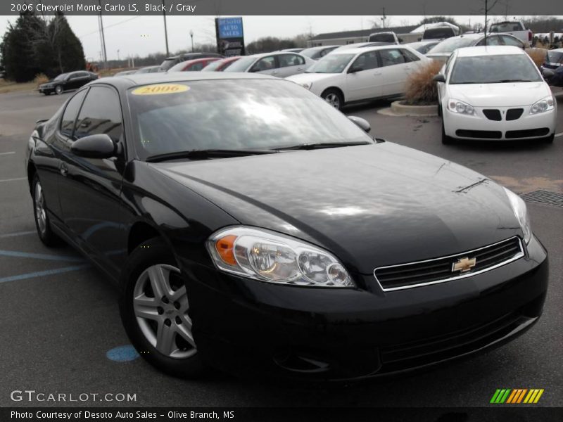 Black / Gray 2006 Chevrolet Monte Carlo LS