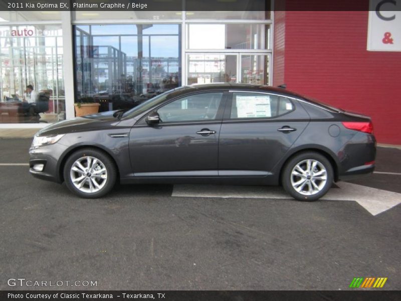 Platinum Graphite / Beige 2011 Kia Optima EX