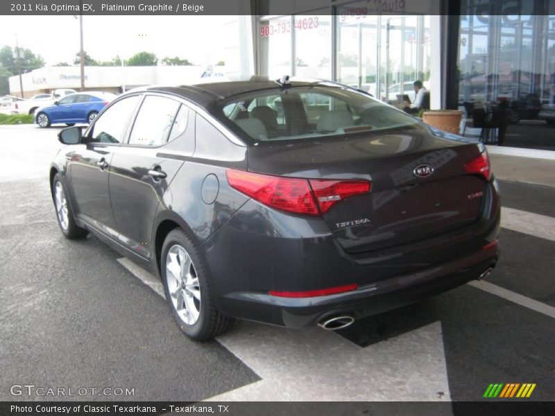 Platinum Graphite / Beige 2011 Kia Optima EX