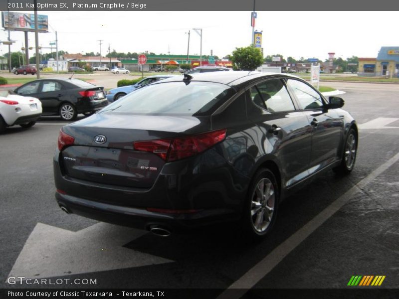 Platinum Graphite / Beige 2011 Kia Optima EX