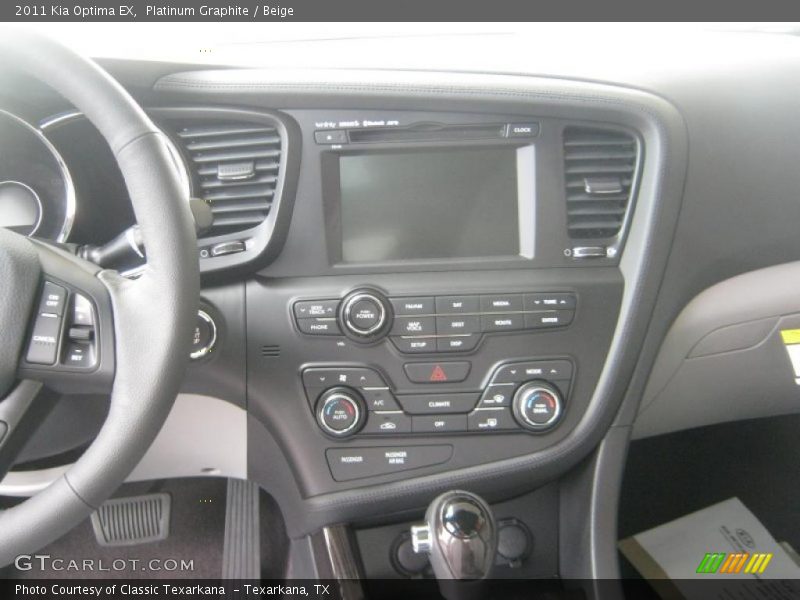 Platinum Graphite / Beige 2011 Kia Optima EX