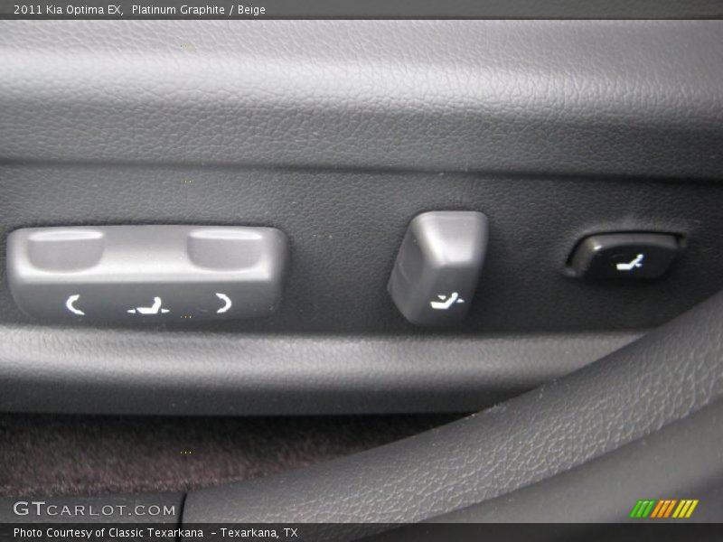 Platinum Graphite / Beige 2011 Kia Optima EX
