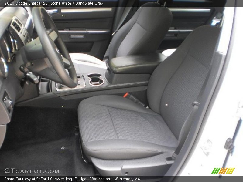 Stone White / Dark Slate Gray 2010 Dodge Charger SE