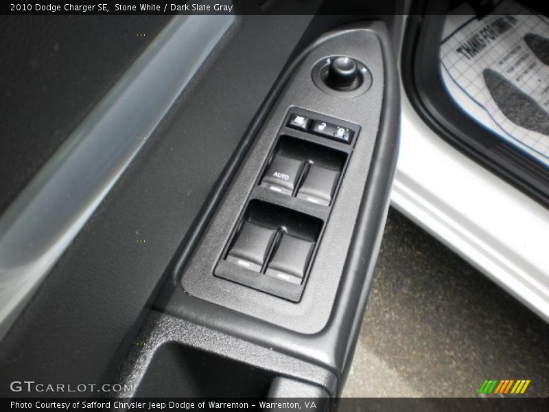 Stone White / Dark Slate Gray 2010 Dodge Charger SE