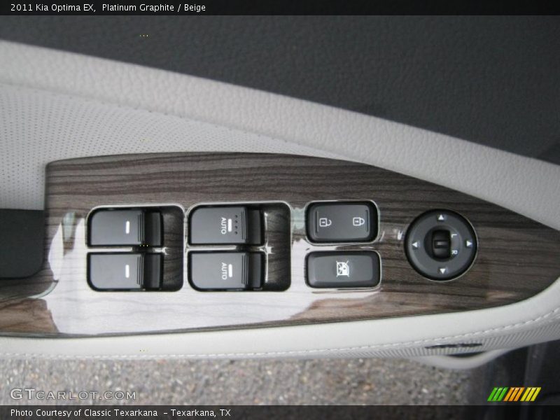 Platinum Graphite / Beige 2011 Kia Optima EX
