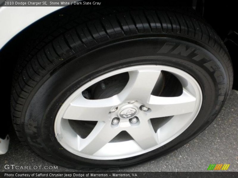 Stone White / Dark Slate Gray 2010 Dodge Charger SE