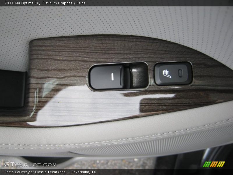 Platinum Graphite / Beige 2011 Kia Optima EX