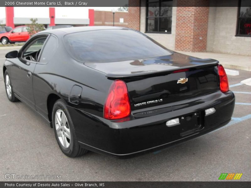 Black / Gray 2006 Chevrolet Monte Carlo LS
