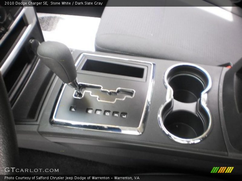 Stone White / Dark Slate Gray 2010 Dodge Charger SE