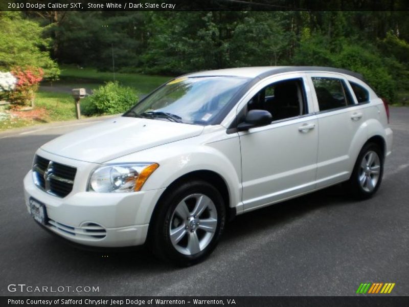 Stone White / Dark Slate Gray 2010 Dodge Caliber SXT