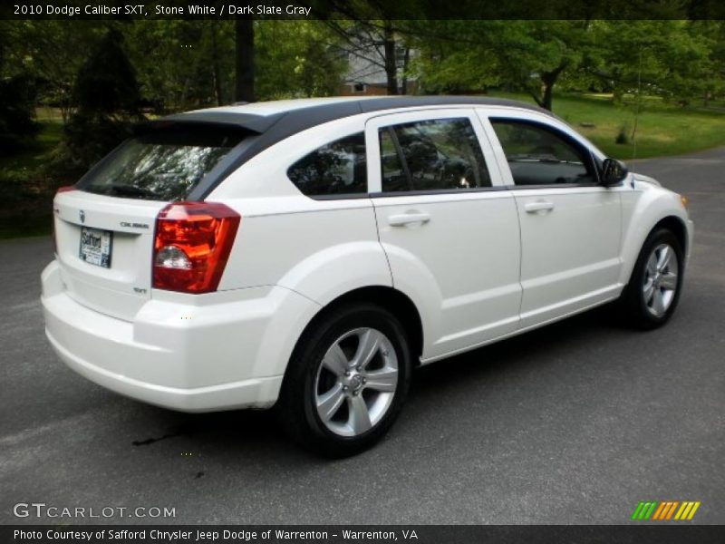 Stone White / Dark Slate Gray 2010 Dodge Caliber SXT