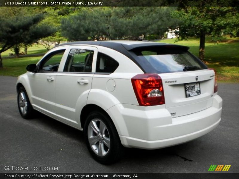 Stone White / Dark Slate Gray 2010 Dodge Caliber SXT