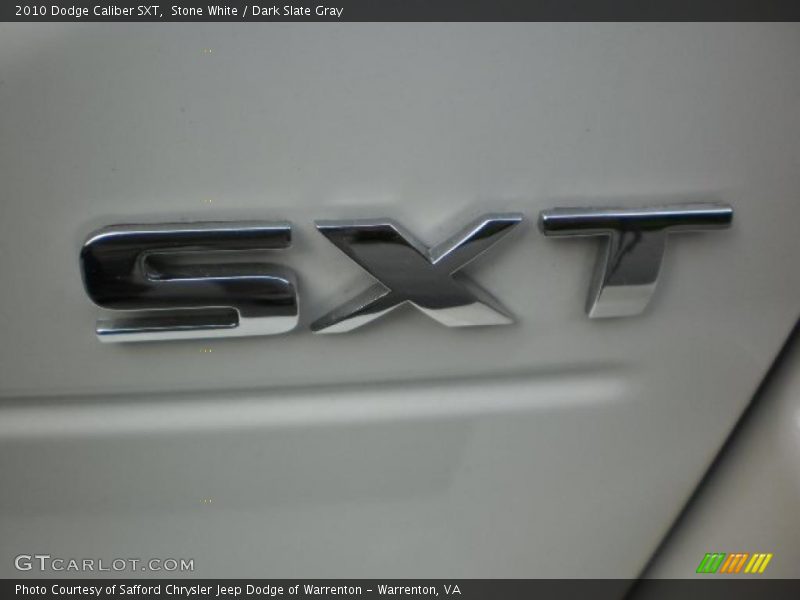 Stone White / Dark Slate Gray 2010 Dodge Caliber SXT