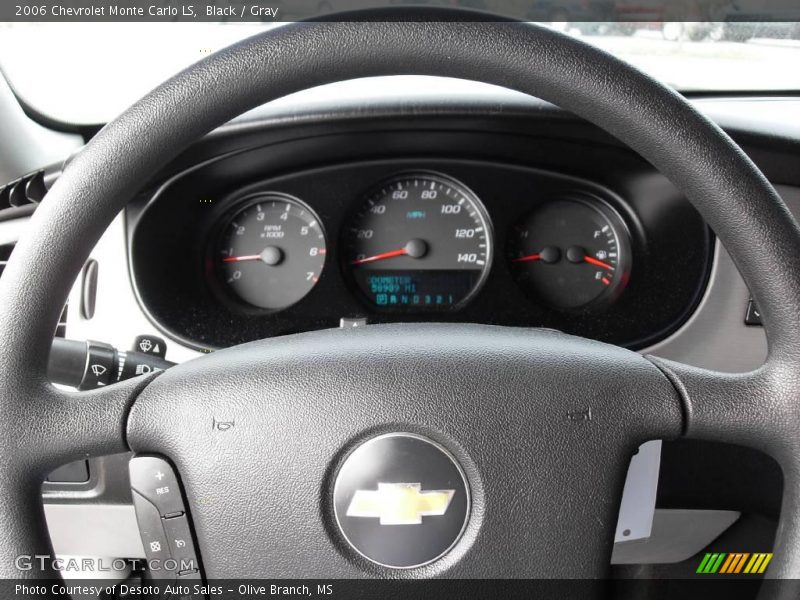 Black / Gray 2006 Chevrolet Monte Carlo LS