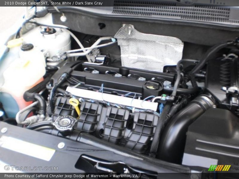 Stone White / Dark Slate Gray 2010 Dodge Caliber SXT