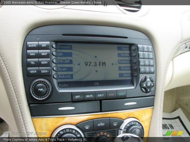 Controls of 2005 SL 500 Roadster