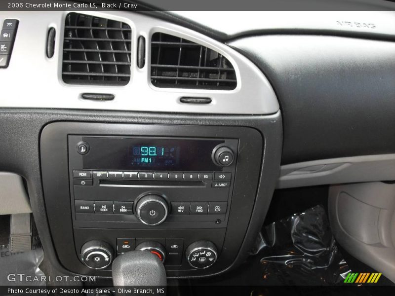 Black / Gray 2006 Chevrolet Monte Carlo LS