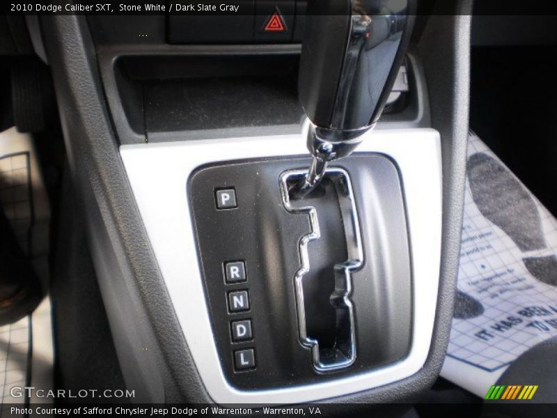 Stone White / Dark Slate Gray 2010 Dodge Caliber SXT