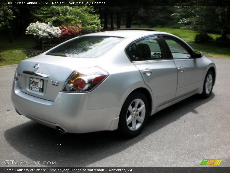 Radiant Silver Metallic / Charcoal 2008 Nissan Altima 3.5 SL