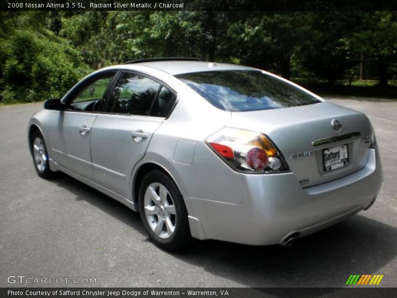 Radiant Silver Metallic / Charcoal 2008 Nissan Altima 3.5 SL