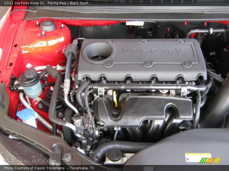 Racing Red / Black Sport 2011 Kia Forte Koup SX