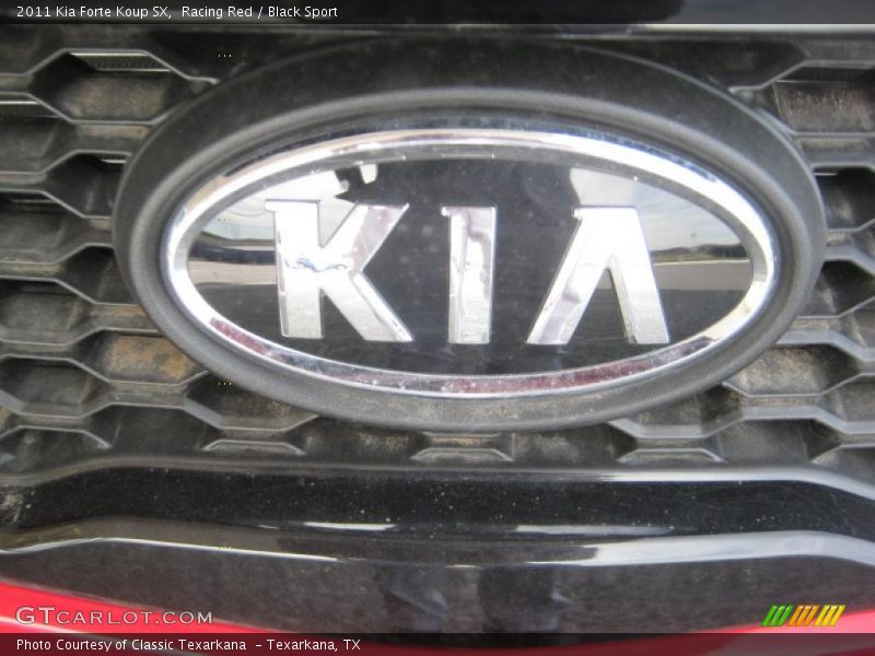 Racing Red / Black Sport 2011 Kia Forte Koup SX