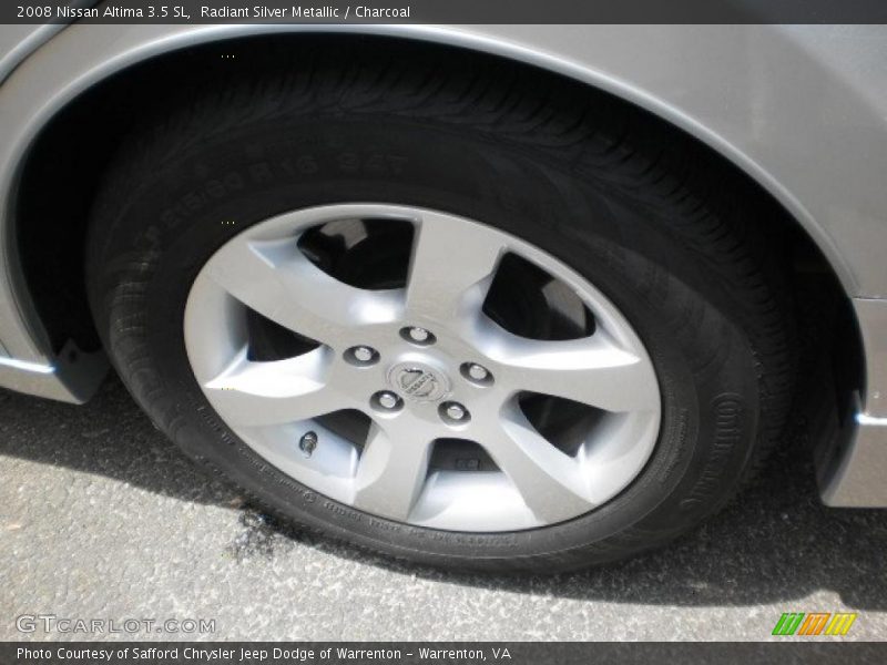 Radiant Silver Metallic / Charcoal 2008 Nissan Altima 3.5 SL