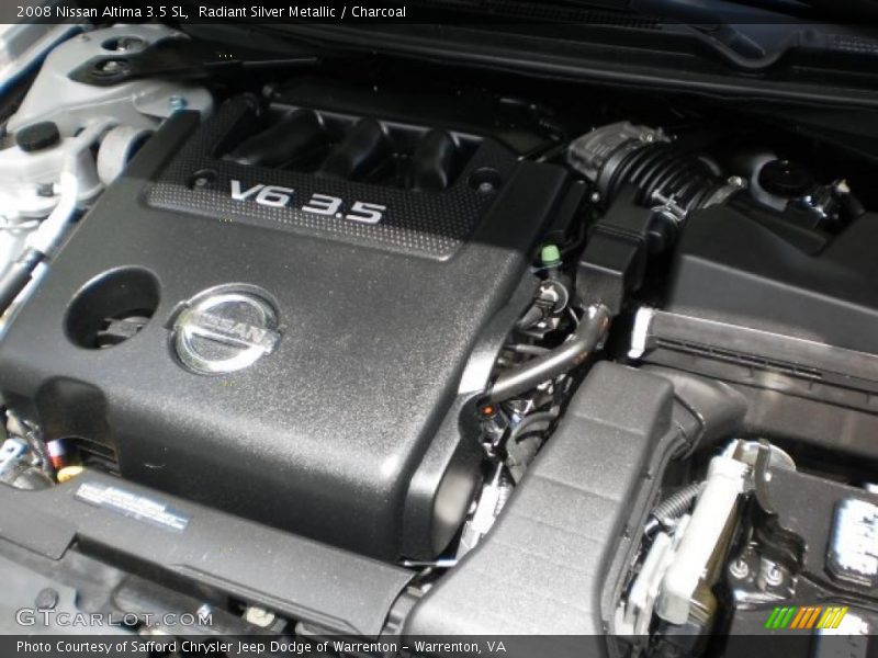 Radiant Silver Metallic / Charcoal 2008 Nissan Altima 3.5 SL