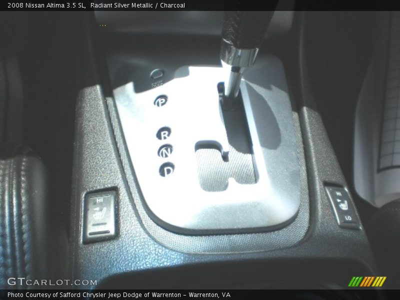 Radiant Silver Metallic / Charcoal 2008 Nissan Altima 3.5 SL
