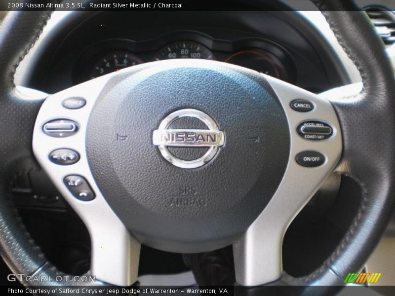 Radiant Silver Metallic / Charcoal 2008 Nissan Altima 3.5 SL