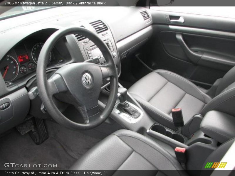 Black / Anthracite Black 2006 Volkswagen Jetta 2.5 Sedan