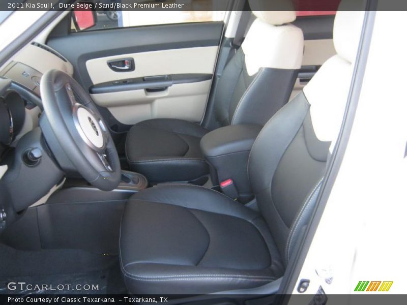 Dune Beige / Sand/Black Premium Leather 2011 Kia Soul !