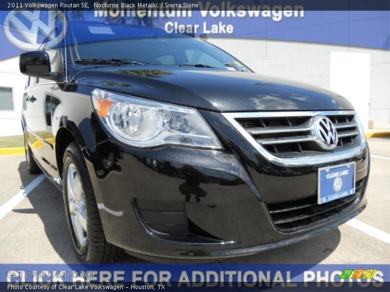 Nocturne Black Metallic / Sierra Stone 2011 Volkswagen Routan SE