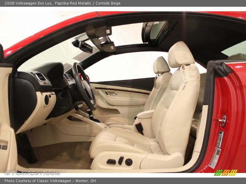 Paprika Red Metallic / Cornsilk Beige 2008 Volkswagen Eos Lux