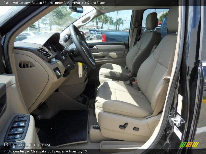 Nocturne Black Metallic / Sierra Stone 2011 Volkswagen Routan SE