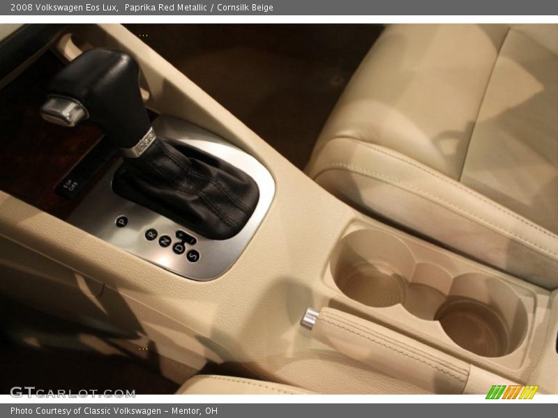 Paprika Red Metallic / Cornsilk Beige 2008 Volkswagen Eos Lux