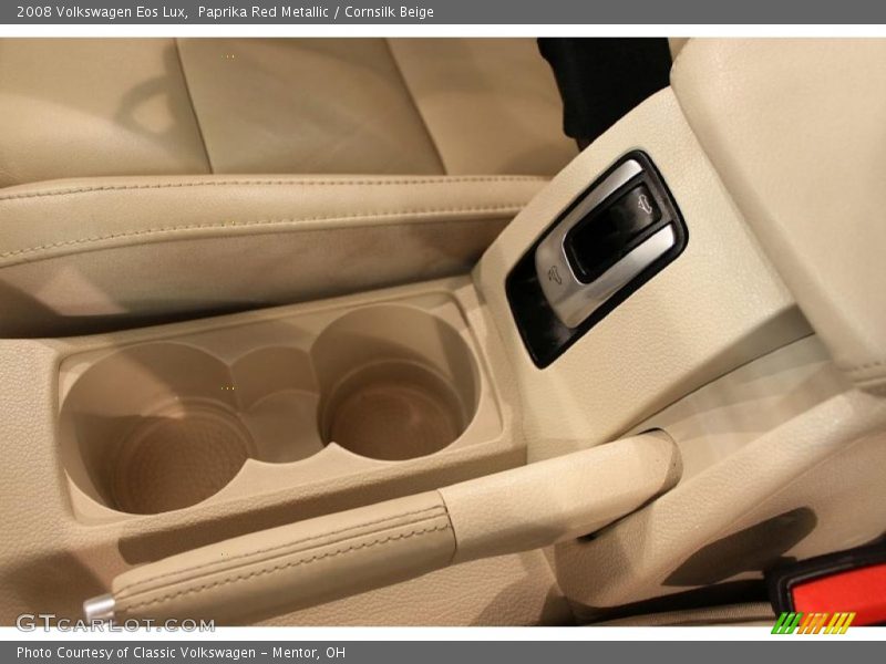 Paprika Red Metallic / Cornsilk Beige 2008 Volkswagen Eos Lux