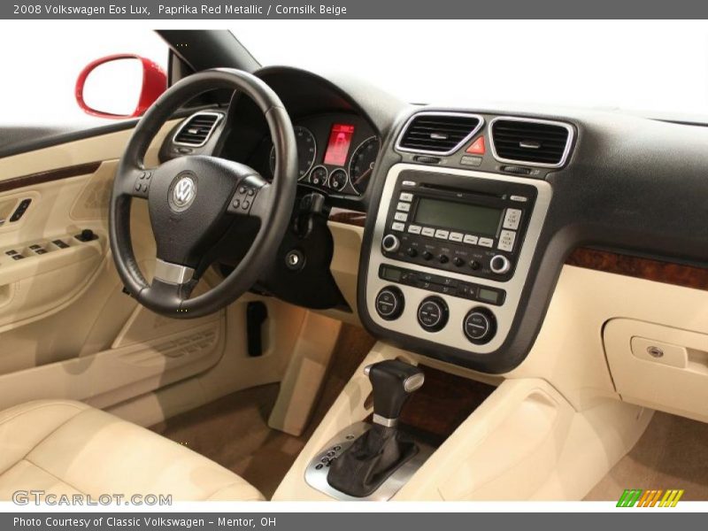 Paprika Red Metallic / Cornsilk Beige 2008 Volkswagen Eos Lux