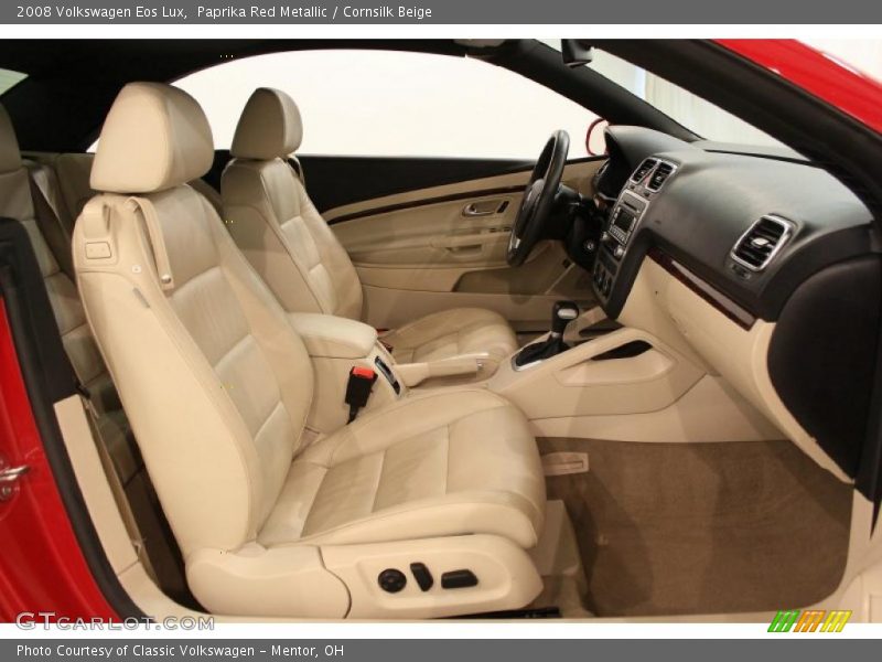 Paprika Red Metallic / Cornsilk Beige 2008 Volkswagen Eos Lux