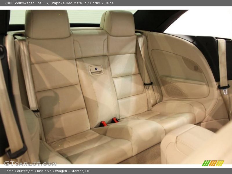 Paprika Red Metallic / Cornsilk Beige 2008 Volkswagen Eos Lux