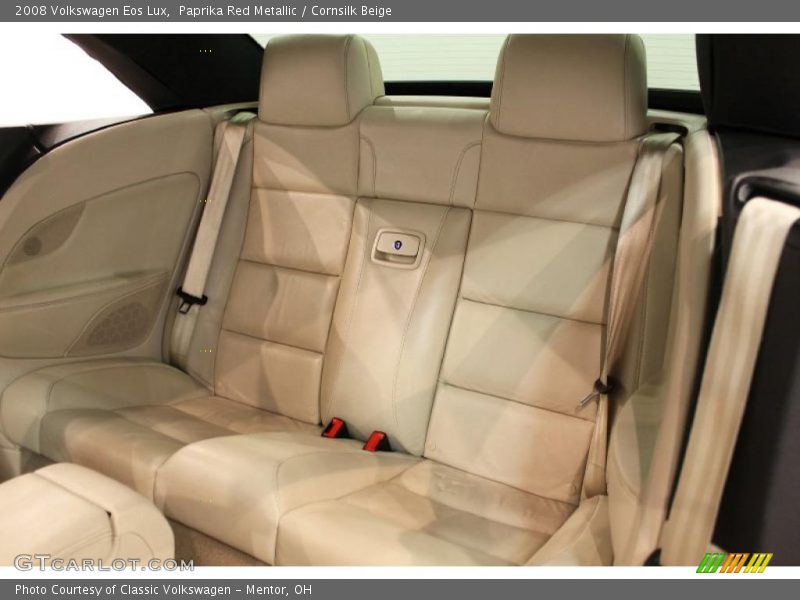 Paprika Red Metallic / Cornsilk Beige 2008 Volkswagen Eos Lux