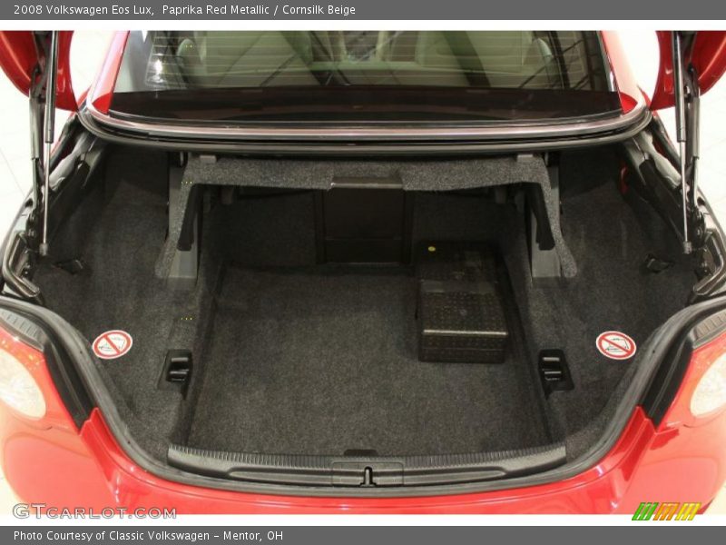 Paprika Red Metallic / Cornsilk Beige 2008 Volkswagen Eos Lux
