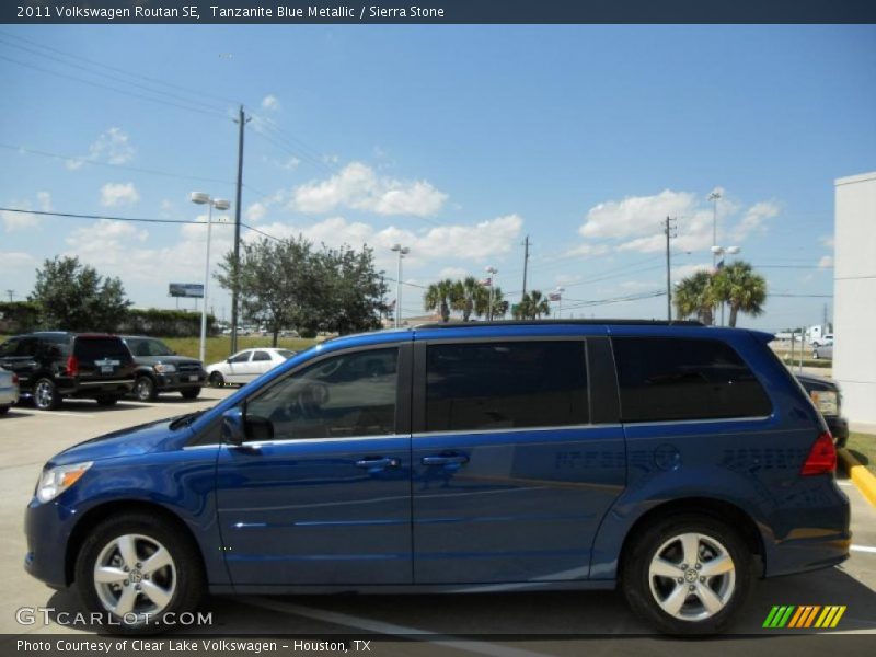 Tanzanite Blue Metallic / Sierra Stone 2011 Volkswagen Routan SE