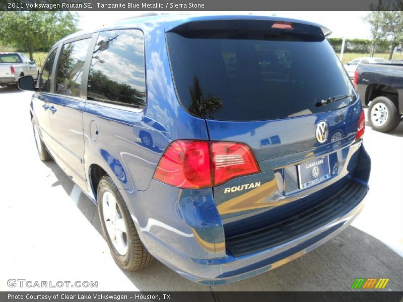 Tanzanite Blue Metallic / Sierra Stone 2011 Volkswagen Routan SE