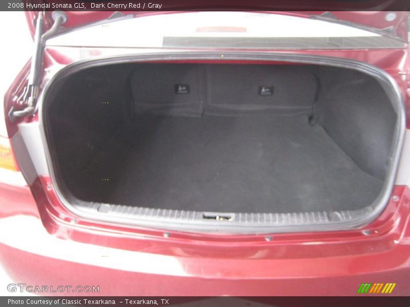 Dark Cherry Red / Gray 2008 Hyundai Sonata GLS