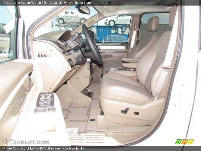 Calla Lily White / Sierra Stone 2011 Volkswagen Routan SEL