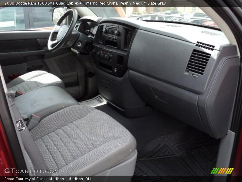 Inferno Red Crystal Pearl / Medium Slate Gray 2008 Dodge Ram 1500 SXT Quad Cab 4x4
