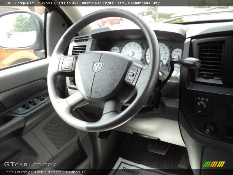  2008 Ram 1500 SXT Quad Cab 4x4 Steering Wheel