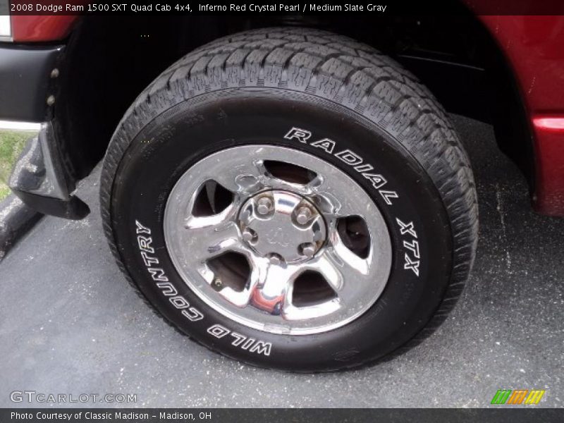 Inferno Red Crystal Pearl / Medium Slate Gray 2008 Dodge Ram 1500 SXT Quad Cab 4x4