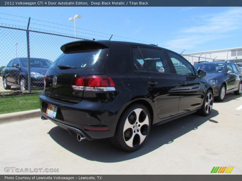 Deep Black Metallic / Titan Black 2011 Volkswagen GTI 4 Door Autobahn Edition